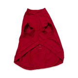 PLAYERA PARA PERRO ROJA CON DISEÑO LICK OR TREAT
